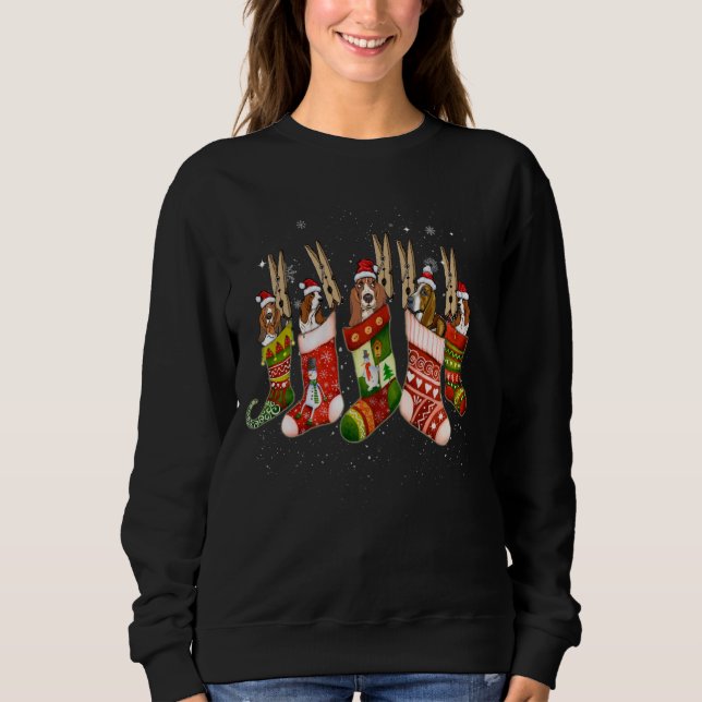 Sudadera Perro atormentado en Navidades conmociona a Santa  (Anverso)