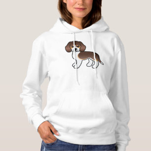 Sudadera Perro Beagle de dibujos animados tricolor de choco