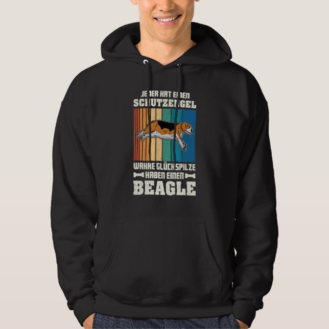 Sudadera Perro beagle lindo pijama de dormir camisón 2 (Anverso)