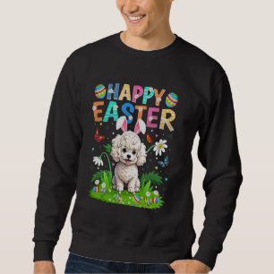 Sudadera Perro Bichon Feliz Semana Santa Caza de Huevo Cone