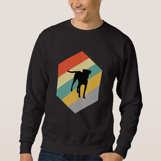 Sudadera Perro Black Mouth Cur (Anverso)