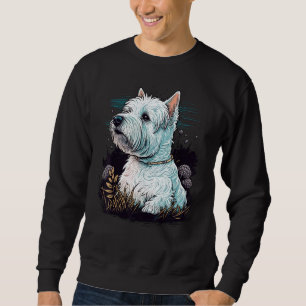 Sudadera Perro blanco del territorio de la Montaña Negra en