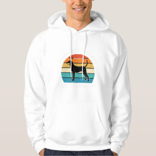 Sudadera Perro Bluetick Coonhound Atardecer Retro