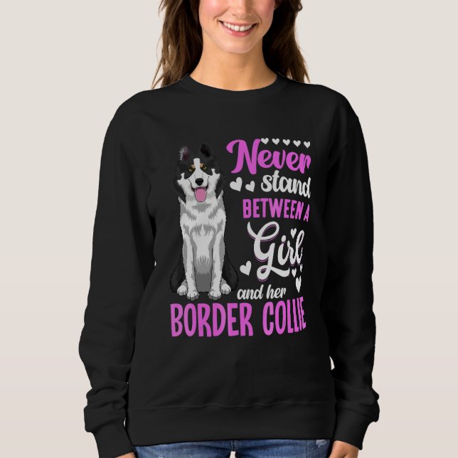 Sudadera Perro Border Collie Para Dueña De Border Collie Pa (Anverso)