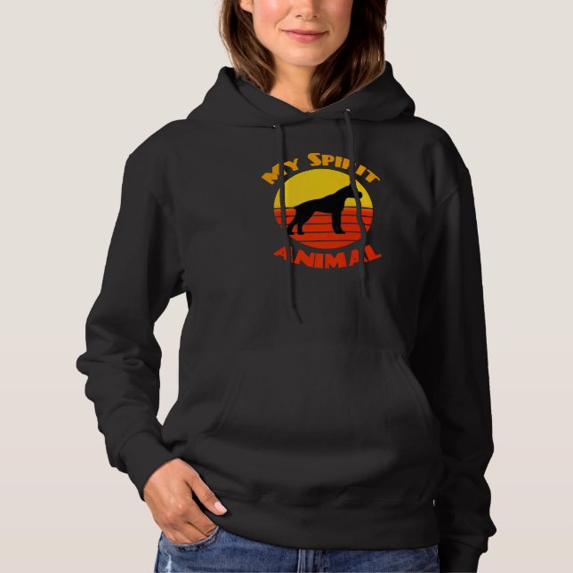 Sudadera Perro Boxer Mi Espíritu Perro Animal Cachorro 1 (Anverso)