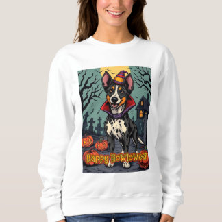 Sudadera Perro Boyero Australiano Feliz Howloween
