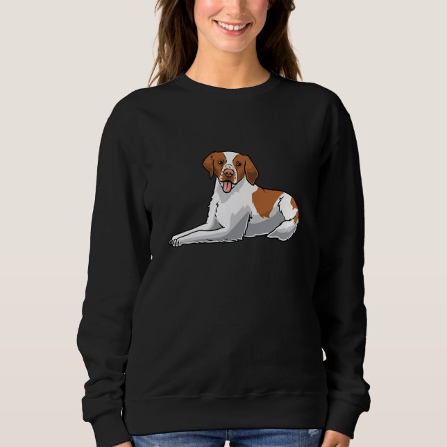 Sudadera Perro Británico Con Animales Y Corazones Llenos (Anverso)