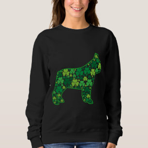 Sudadera Perro Bulldog francés Curioso cachorro Shamrock St