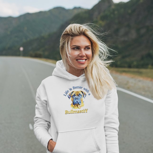 Sudadera Perro Bullmastif mamá perro papá personalizado (Subido por el creador)