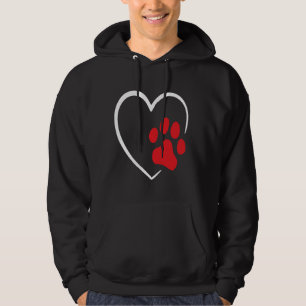 Sudadera Perro cachorro Corazón animal Perro amante perro d