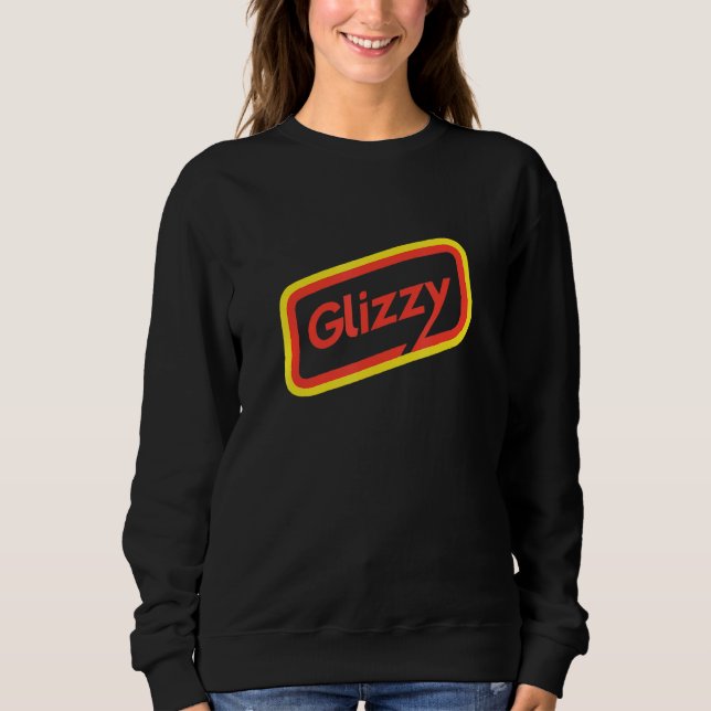 Sudadera Perro caliente brillante (Anverso)