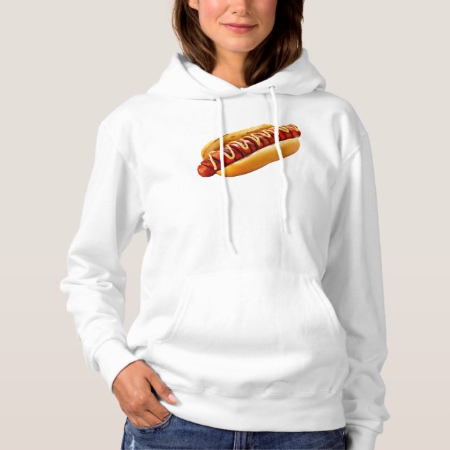 Sudadera Perro caliente de SlipperyJoe's con vibra de BBQ d (Anverso)