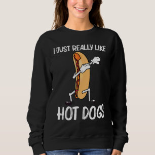 Sudadera Perro Caliente Genial Para Hombres Mujeres Pan Reb