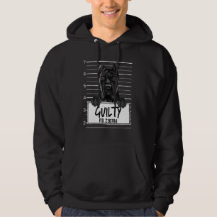 Sudadera Perro Cane Corso Condenado Mugshot