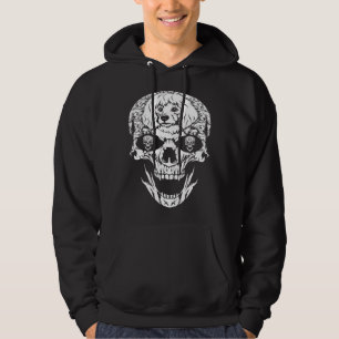Sudadera Perro Caniche Calavera Disfraz Halloween