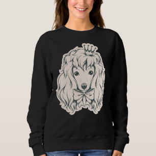 Sudadera perro caniche de princesa adorable