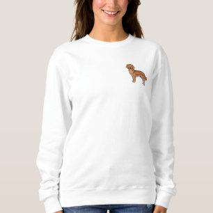 Sudadera Perro Canino Dorado Rojo Caoba Arte De Retriever L