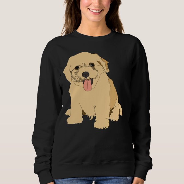 Sudadera Perro canino negro capulus (Anverso)
