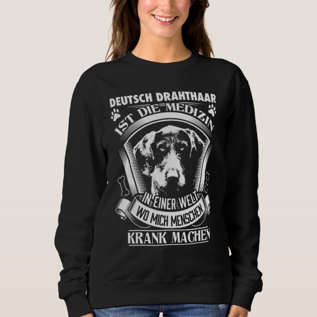 Sudadera Perro cazador de pelucas alemán (Anverso)