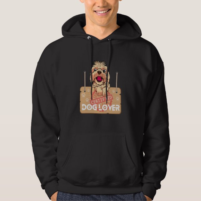 Sudadera Perro certificado Lover (Anverso)