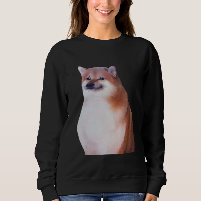Sudadera Perro Cheebs Shiba Inu Meme Cheems Chándal  Doge M (Anverso)