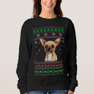 Sudadera Perro chihuahua adoran Navidades feos y dulces nav