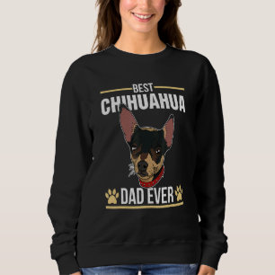 Sudadera Perro Chihuahua dice que mamá papá camina criadora