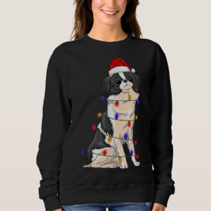 Sudadera Perro chino japonés con luces Gorras de Navidades