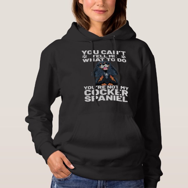Sudadera Perro Cocker Spaniel  Perro (Anverso)