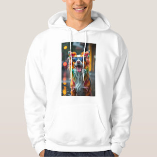 Sudadera Perro Colorido Arte Pop Splash