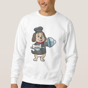 Sudadera Perro como chef con Plata y Huesos