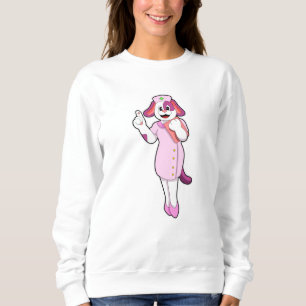 Sudadera Perro como enfermera