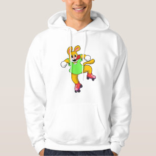 Sudadera Perro como patinador en línea con patines en línea