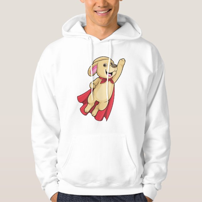 Sudadera Perro como superhéroe en Cabo (Anverso)