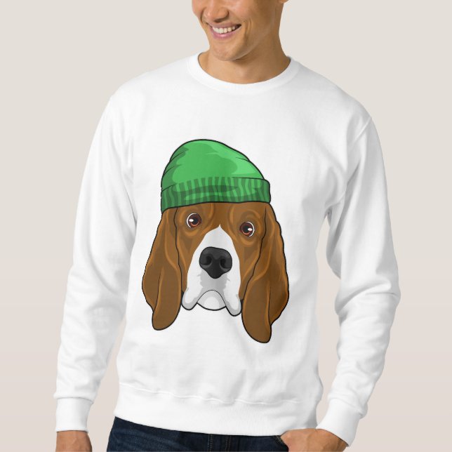 Sudadera Perro con Beanie (Anverso)