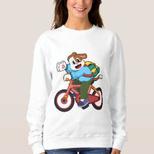 Sudadera Perro con bicicleta