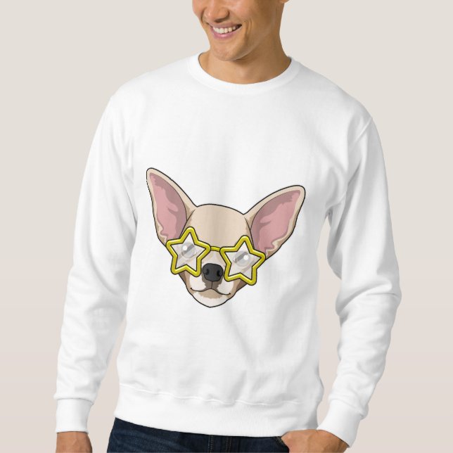 Sudadera Perro con gafas de sol (Anverso)