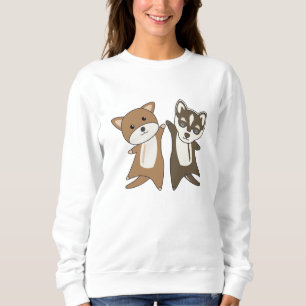 Sudadera Perro con Husky Animales Cute Amigo Perro