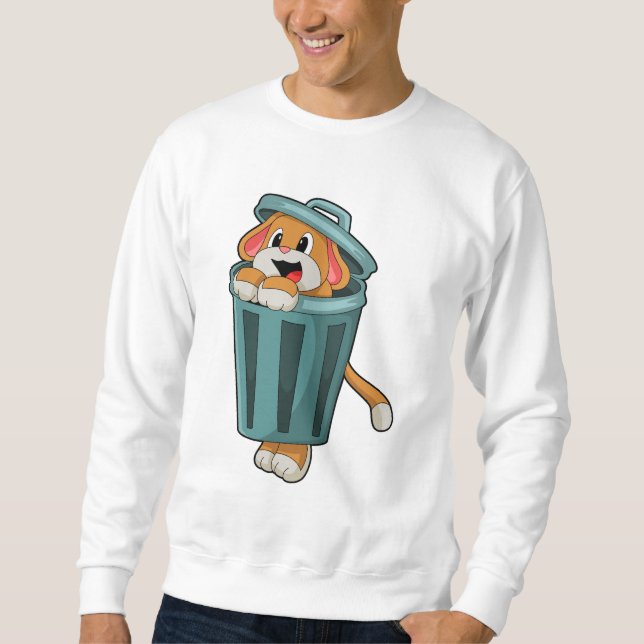 Sudadera Perro con Trashcan (Anverso)