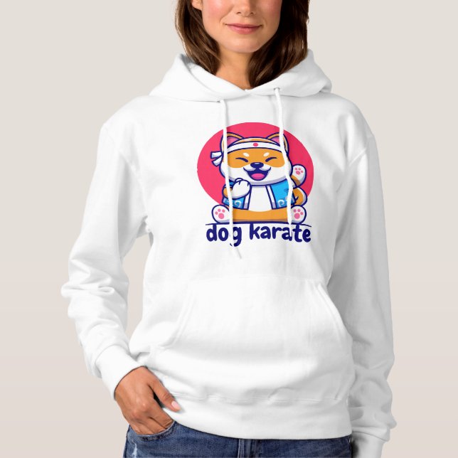 Sudadera perro conoce a karate (Anverso)