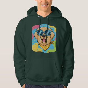 Sudadera Perro Cool Con Gafas De Sol Divertido 