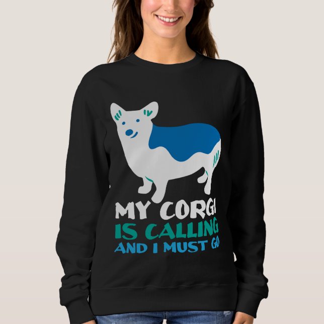 Sudadera Perro Corgi 1044 (Anverso)