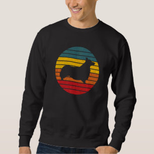 Sudadera Perro Corgi Retro Vintage Años 60 70 Ama