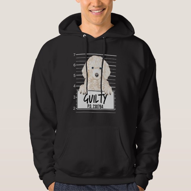 Sudadera Perro culpable de la captura de un hongo de canich (Anverso)
