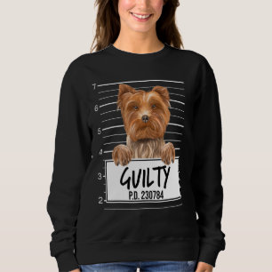 Sudadera Perro culpable de la muerte de Yorkshire Terrier