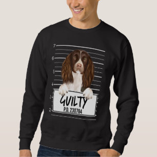 Sudadera Perro Culpable English Springer Spaniel Mugshot