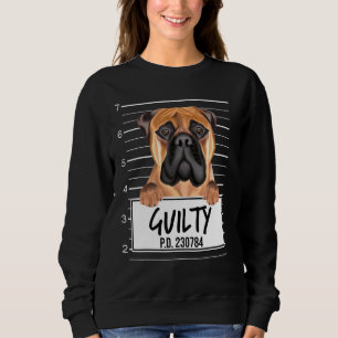 Sudadera Perro Culpable Foto Bullmastiff
