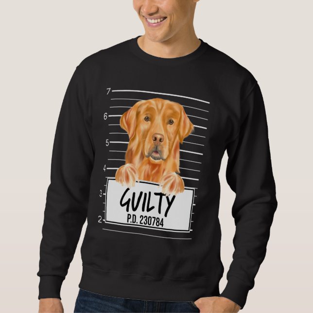 Sudadera Perro Culpable Foto de Golden Retriever (Anverso)