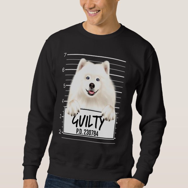 Sudadera Perro Culpable Foto Samoyed (Anverso)