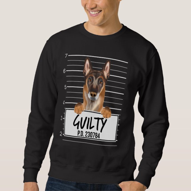 Sudadera Perro Culpable Fotografiado Malinoi Belga (Anverso)